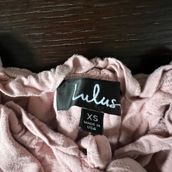 LULU’S BLUSH PINK THONG LONG SLEEVE BODYSUIT SIZE XS - Picture 6 of 7